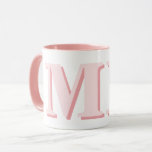 Minimalist Modern Initial Monogram Mug<br><div class="desc">Navy Blue Minimalist Modern Initial Monogram Mug. Create your own personalised mug with custom initial name.</div>