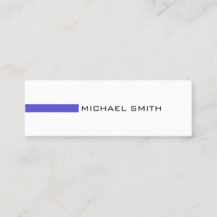 Minimalist Modern Iris Professional Mini Business Card