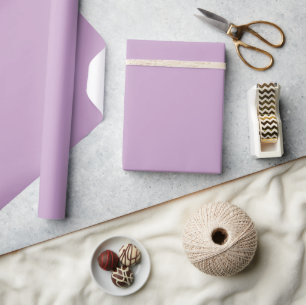 Minimalist Modern Lavender Wrapping Paper