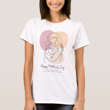 Minimalist Modern Line Art Mum & Baby Mother’s Day
