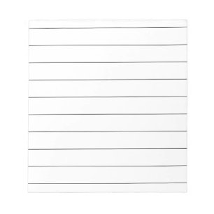 Minimalist Modern Lined Paper Professional Notepad