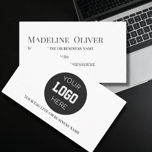 Minimalist Modern Logo & Professional Contact Business Card