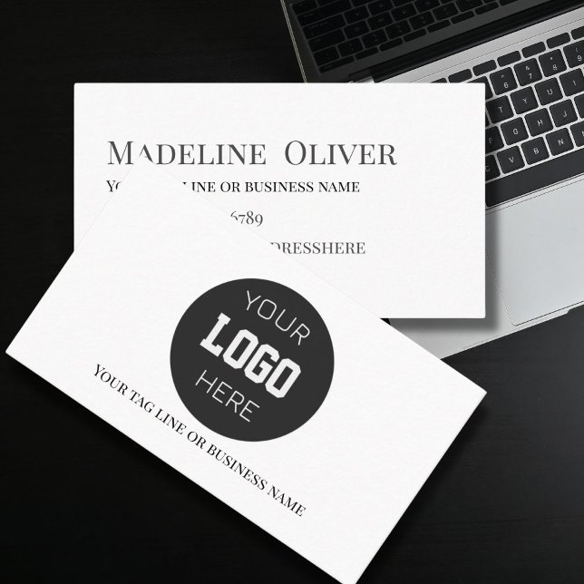 Minimalist Modern Logo & Professional Contact Business Card (Creator Uploaded)