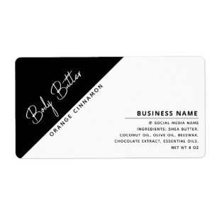 Minimalist modern luxury typography black & white