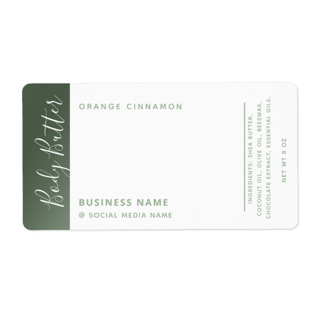 Minimalist modern luxury typography white green la (Front)
