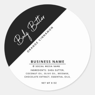 Minimalist modern luxury typography white label