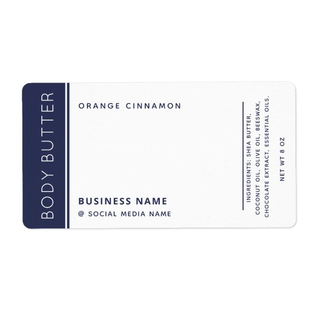 Minimalist modern luxury typography white  label (Front)