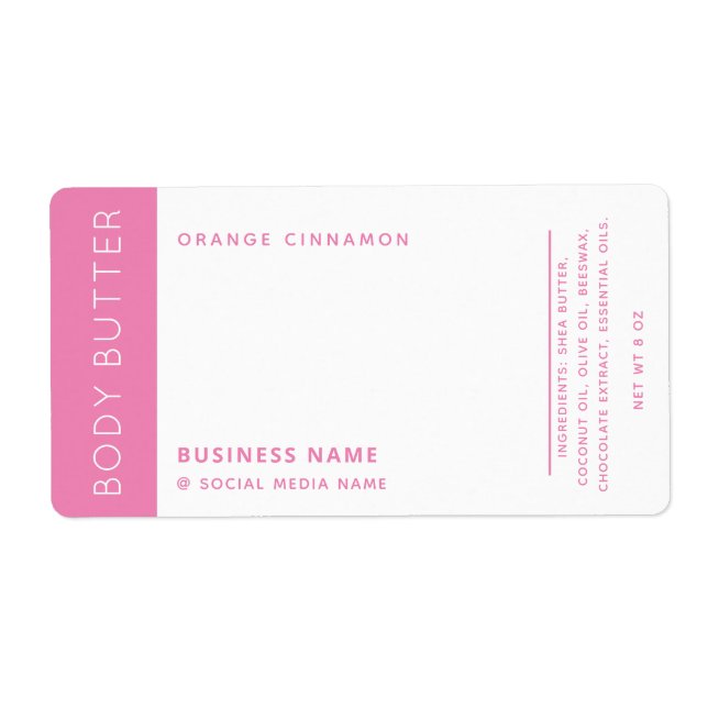 Minimalist modern luxury typography white  label (Front)