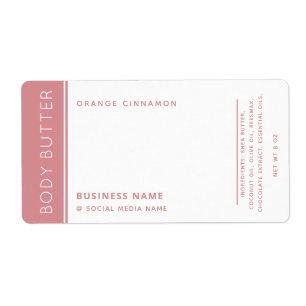 Minimalist modern luxury typography white  label