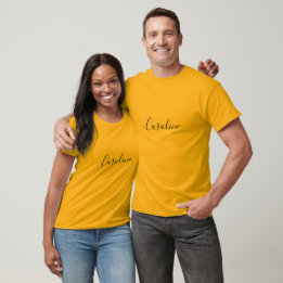Minimalist modern mustard yellow T-Shirt