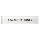 Minimalist Modern Nameplate