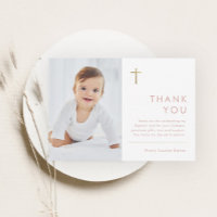 Minimalist Modern Photo Baptism