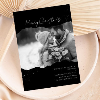 Minimalist Modern Photo Christmas Card