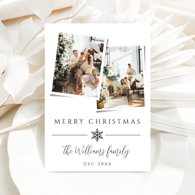 Minimalist Modern Photo Christmas  Holiday Card (Creator Uploaded)