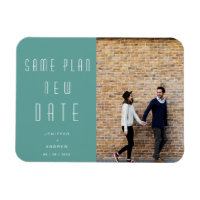 Minimalist modern Photo new wedding date