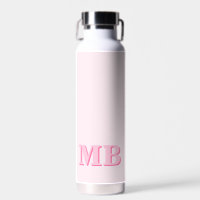 Minimalist Modern Pink Initial Monogram