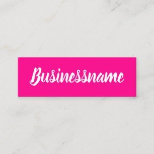 Minimalist modern pink simple trendy loyalty card