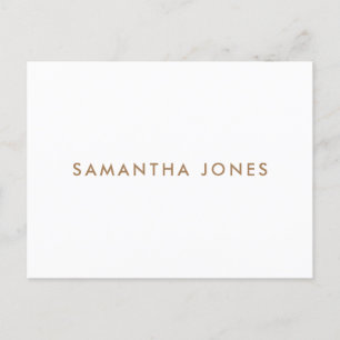Minimalist Modern Postcard