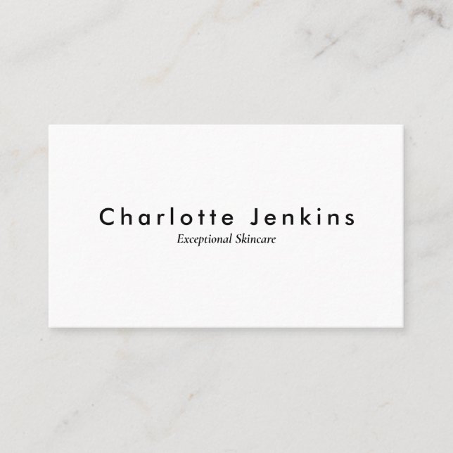 Minimalist Modern Professional Business Card (Front)