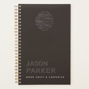 Minimalist modern professional carpenter Qr code  Planner