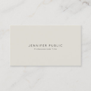 Minimalist Modern Professional Elegant Design Business Card