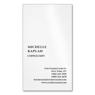 Minimalist Modern Professional Exclusive Magnetic Business Card