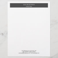 Minimalist Modern Professional Grey White