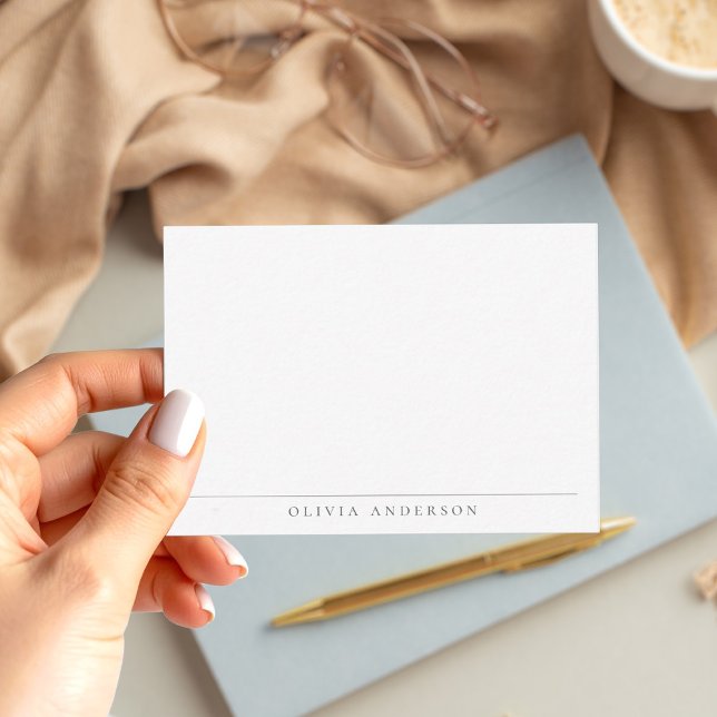 Minimalist Modern Professional Monogram Card (Creator Uploaded)