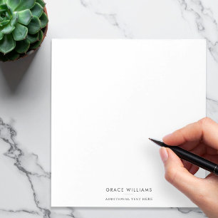Minimalist Modern Professional Notepad