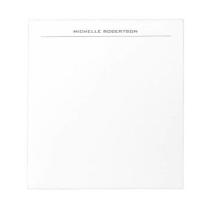 Minimalist Modern Professional Plain Simple Notepad