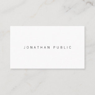 Minimalist Modern Professional Template Elegant Business Card