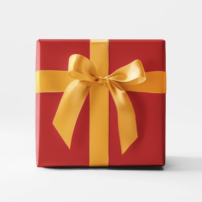 Minimalist Modern Red Brick Solid Colour Wrapping Paper (Minimalist Modern Red Brick Solid Color Wrapping Paper)