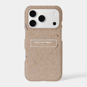 Minimalist Modern Rustic Kraft Paper