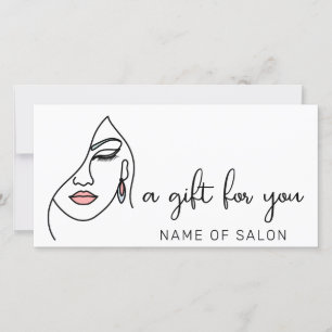 Minimalist Modern Script Business Gift Certificate