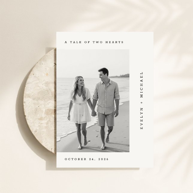 Minimalist Modern Script Photo Wedding Thank You Card (Creator Uploaded)