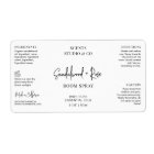 Minimalist Modern Script Room Spray Bottle Product