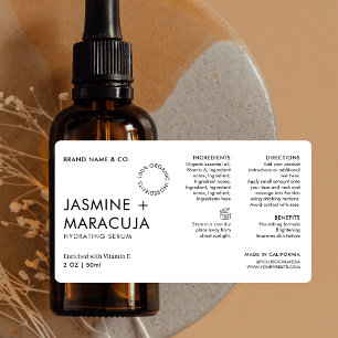 Minimalist Modern Simple Cosmetic Dropper Bottle