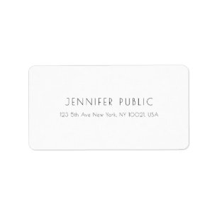 Minimalist Modern Simple Design Template Label