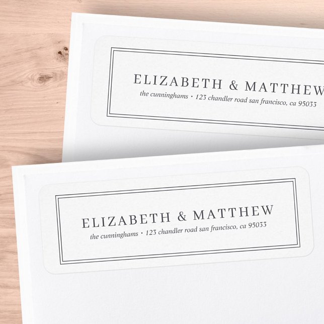 Minimalist Modern Simple Return Address (Creator Uploaded)