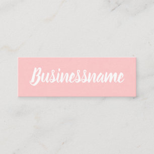 Minimalist modern simple trendy pink  loyalty card