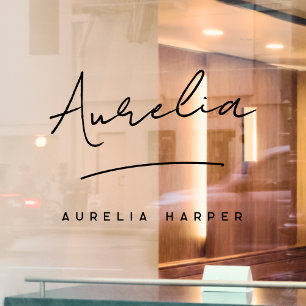 Minimalist Modern Small Business Signature Name