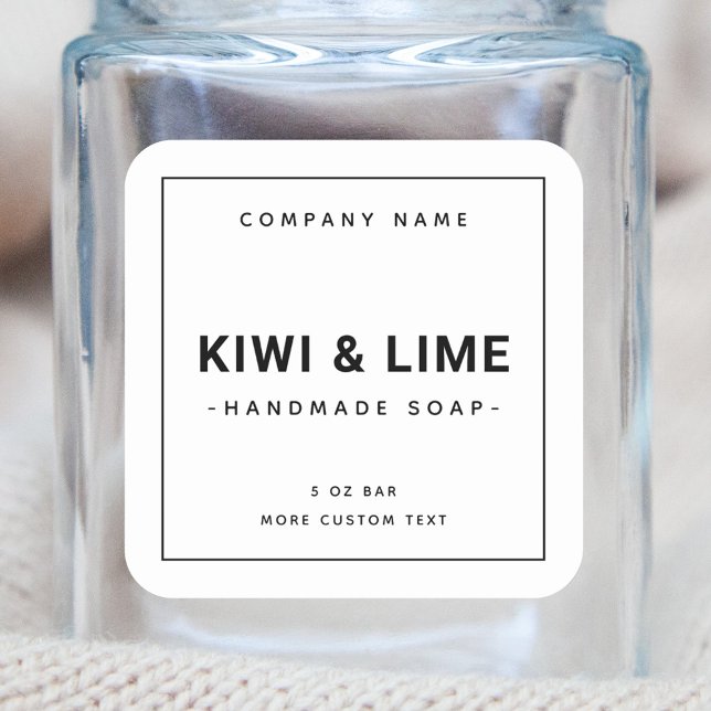 Minimalist modern square product labels (Creator Uploaded)