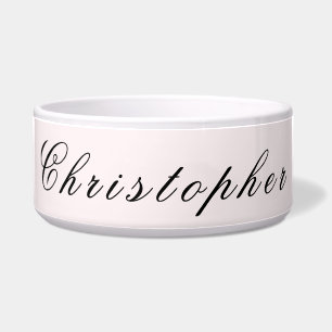 Minimalist Modern Stylish Blush Pink Custom Pet