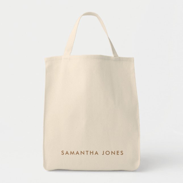 Minimalist Modern Tote Bag (Front)