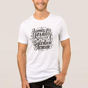 "Minimalist Modern Typography T-Shirt Inspiratio Tri-Blend Shirt