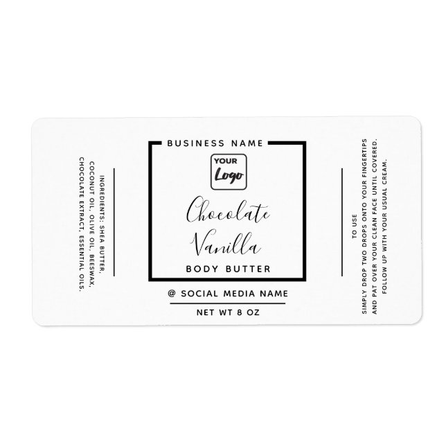 Minimalist modern typography white logo product  l (Front)