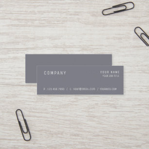 Minimalist Modern Versatile Mini BusinessCard Business Card