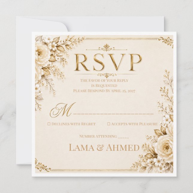 Minimalist Modern Wedding (Front)