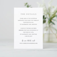 Minimalist Modern Wedding