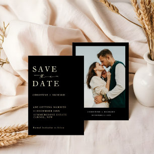 Minimalist Modern Wedding Save the Date 